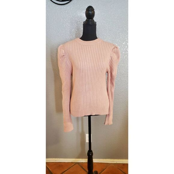 ASTR the Label Back Cut-Out Sweater Rose Pink | Trendy Open-Back Knit Top - Picture 2 of 13